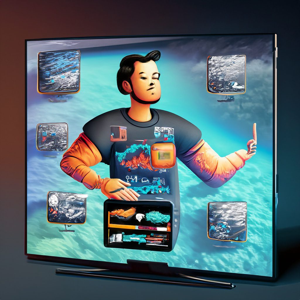 Smart TV App Development Process Illustration